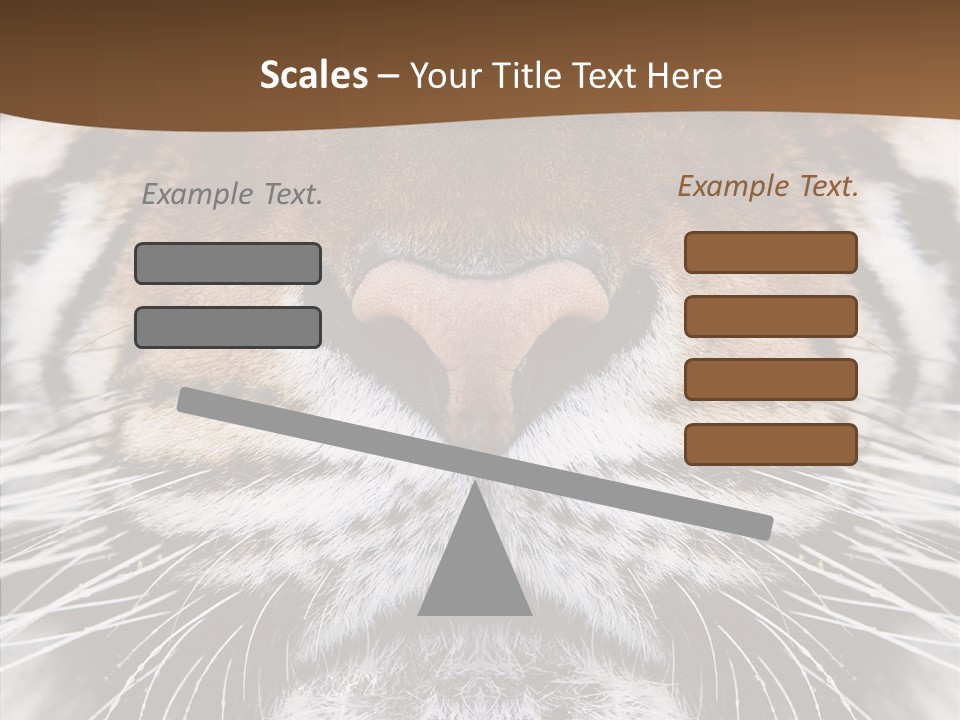 Safari Black Feline PowerPoint Template
