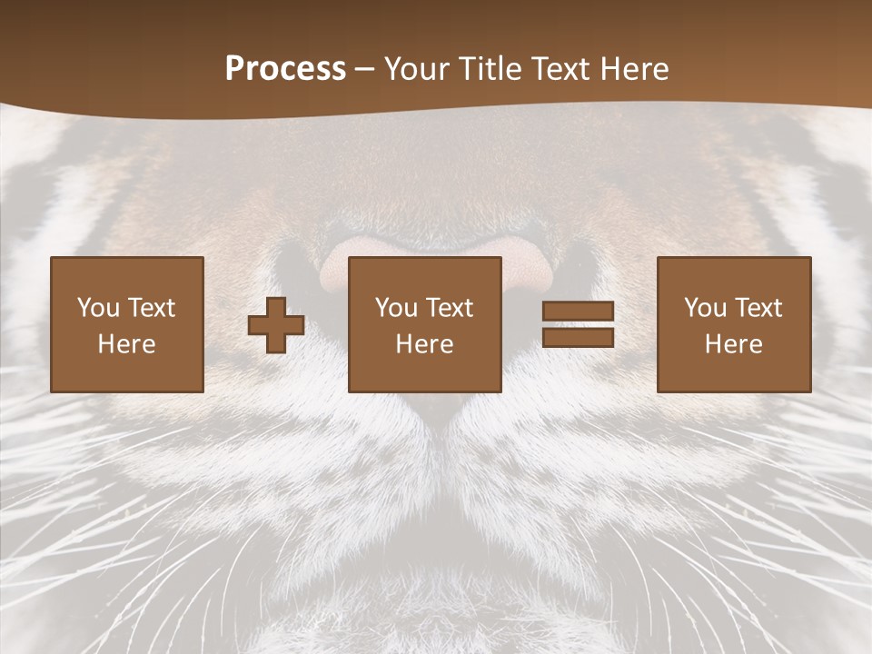 Safari Black Feline PowerPoint Template