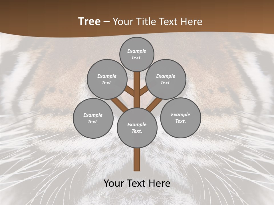 Safari Black Feline PowerPoint Template