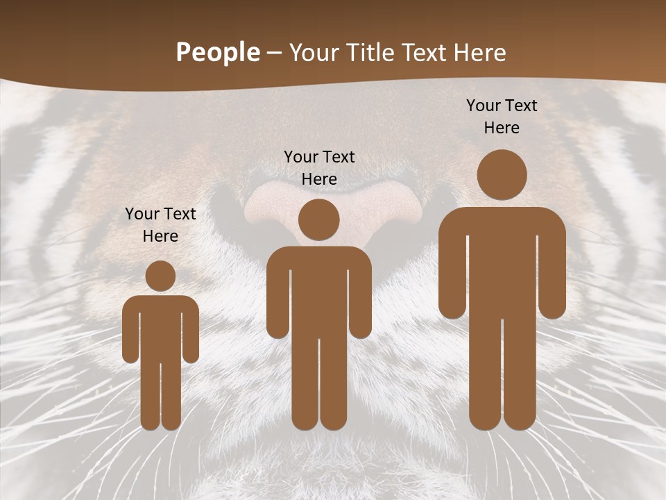 Safari Black Feline PowerPoint Template