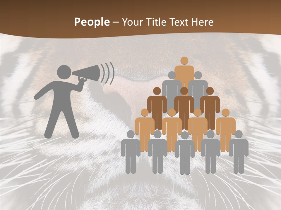 Safari Black Feline PowerPoint Template