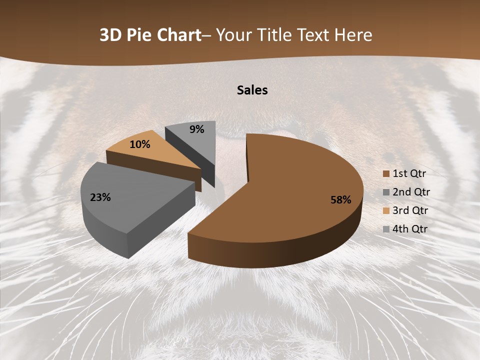 Safari Black Feline PowerPoint Template