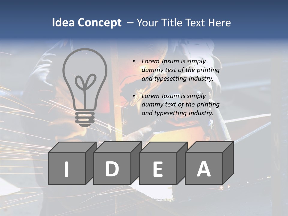Entrepreneur Protection Metal PowerPoint Template
