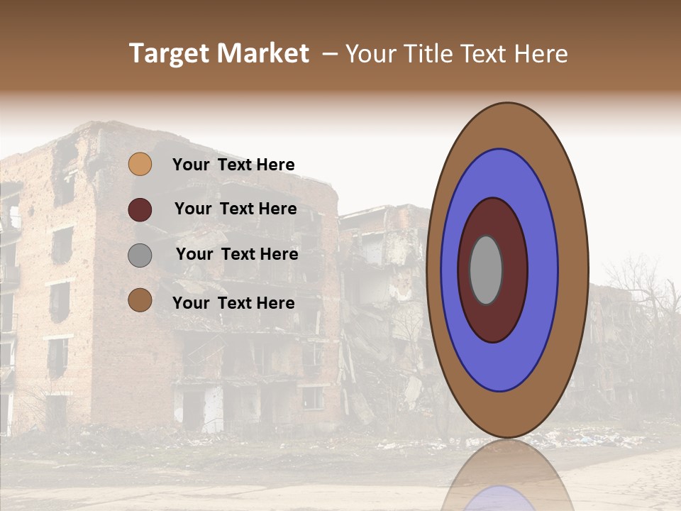 Tree Ruins Military PowerPoint Template