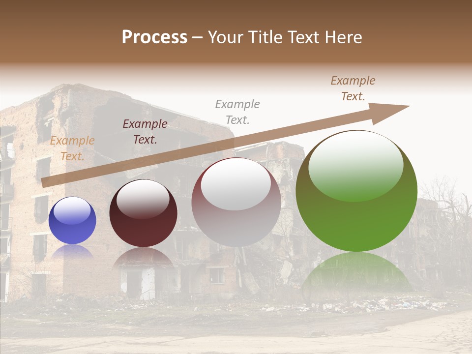Tree Ruins Military PowerPoint Template