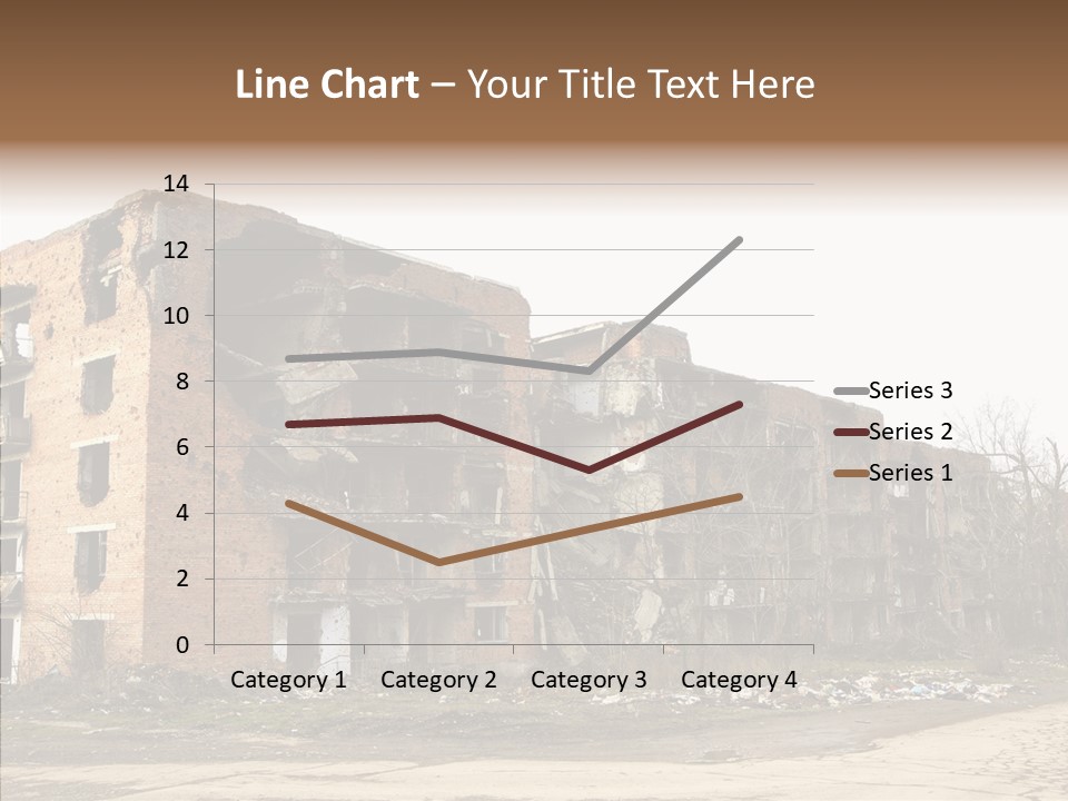 Tree Ruins Military PowerPoint Template
