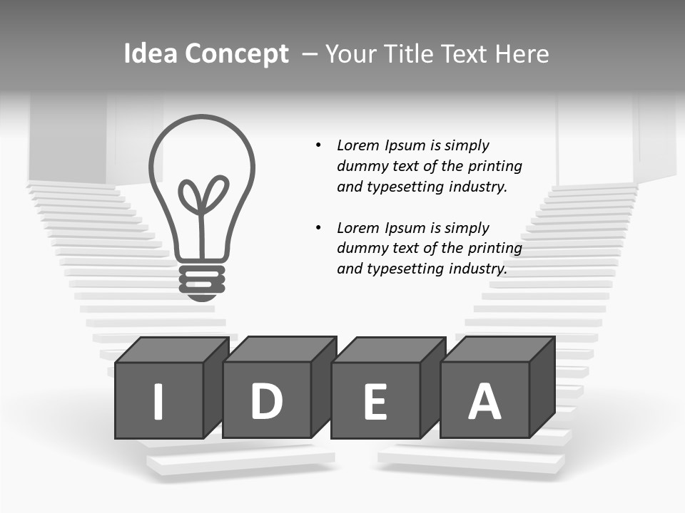Invite Upraise Light PowerPoint Template