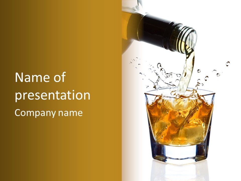 Elegant Scotch Shape PowerPoint Template