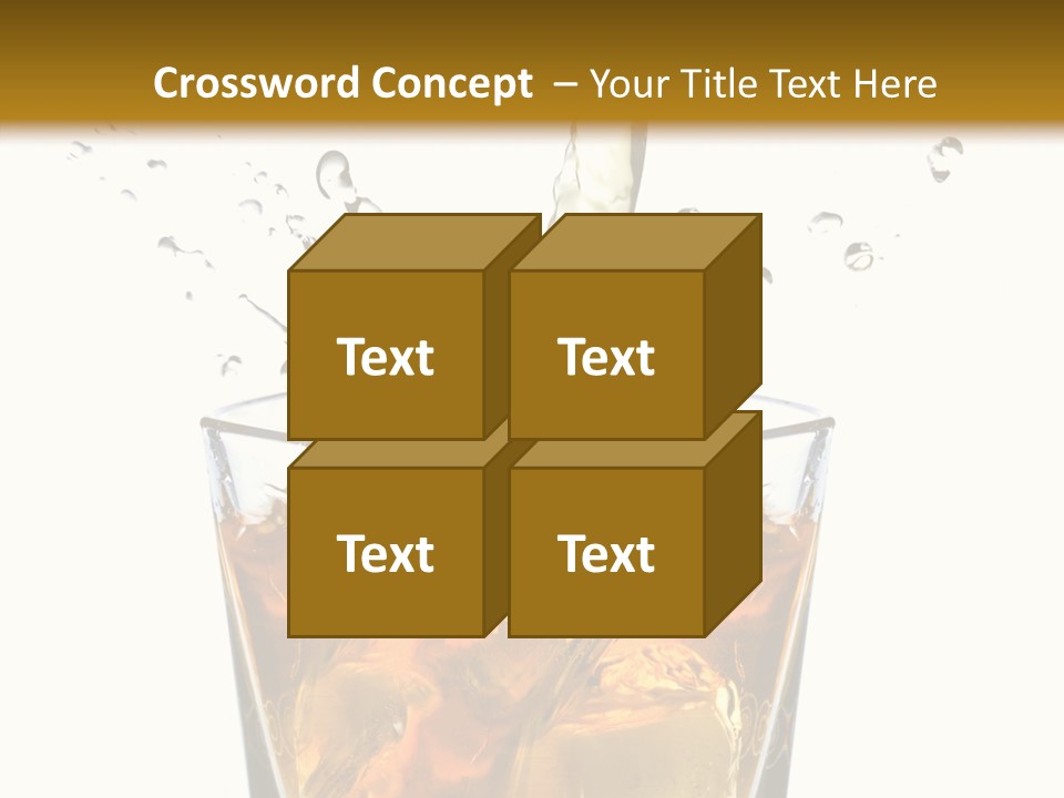 Elegant Scotch Shape PowerPoint Template