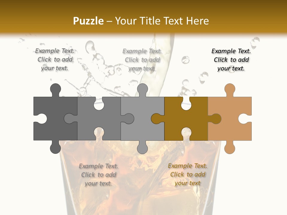 Elegant Scotch Shape PowerPoint Template