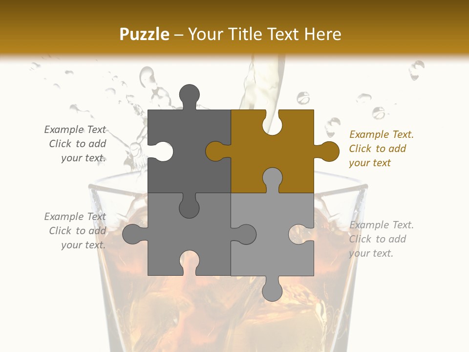 Elegant Scotch Shape PowerPoint Template