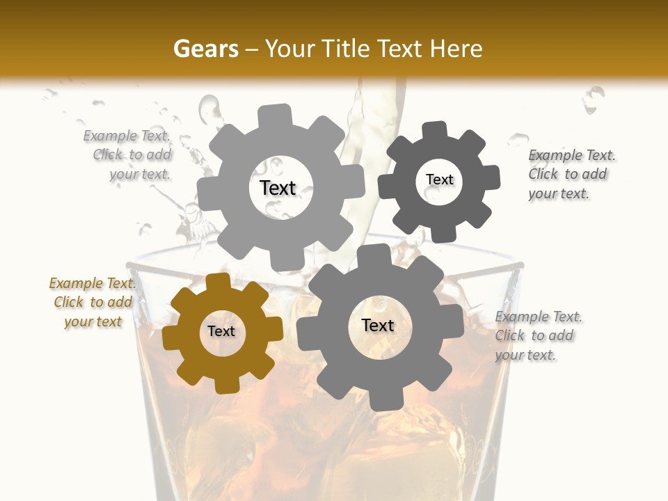 Elegant Scotch Shape PowerPoint Template