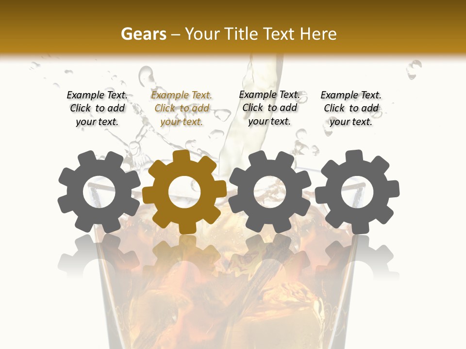 Elegant Scotch Shape PowerPoint Template