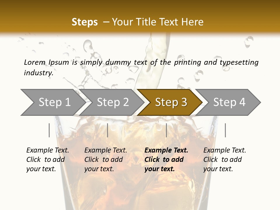 Elegant Scotch Shape PowerPoint Template