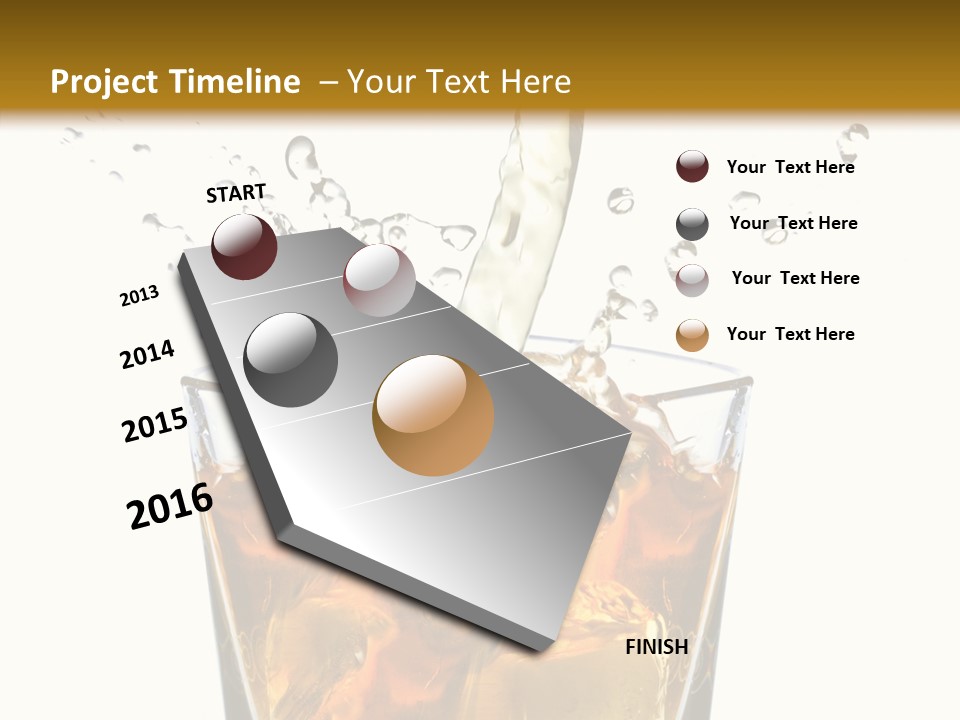 Elegant Scotch Shape PowerPoint Template