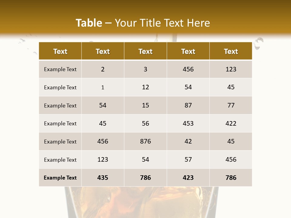 Elegant Scotch Shape PowerPoint Template