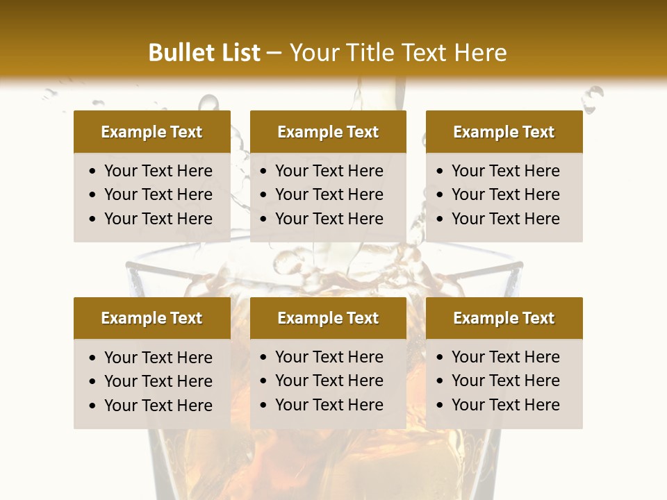 Elegant Scotch Shape PowerPoint Template