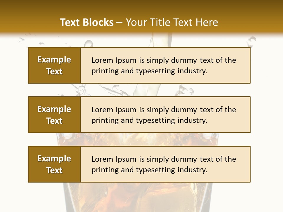 Elegant Scotch Shape PowerPoint Template