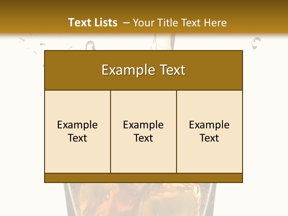 Elegant Scotch Shape PowerPoint Template