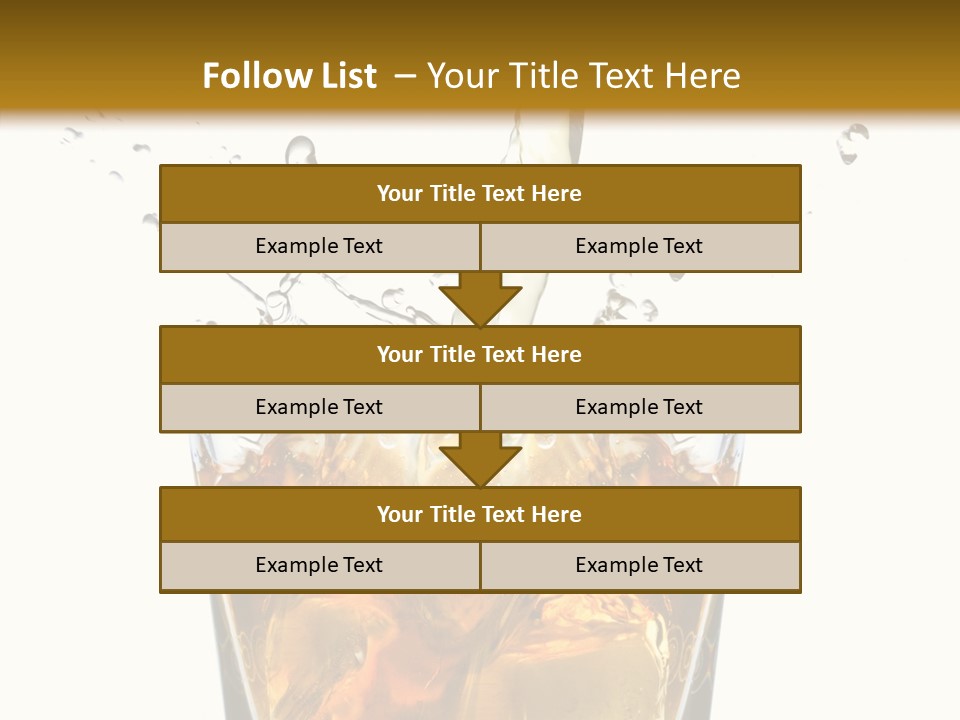 Elegant Scotch Shape PowerPoint Template