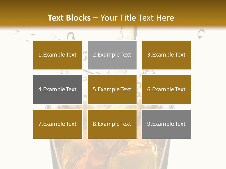 Elegant Scotch Shape PowerPoint Template