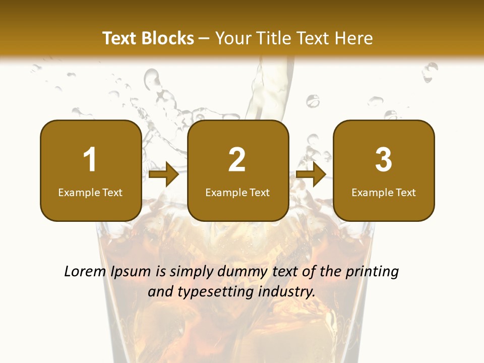Elegant Scotch Shape PowerPoint Template