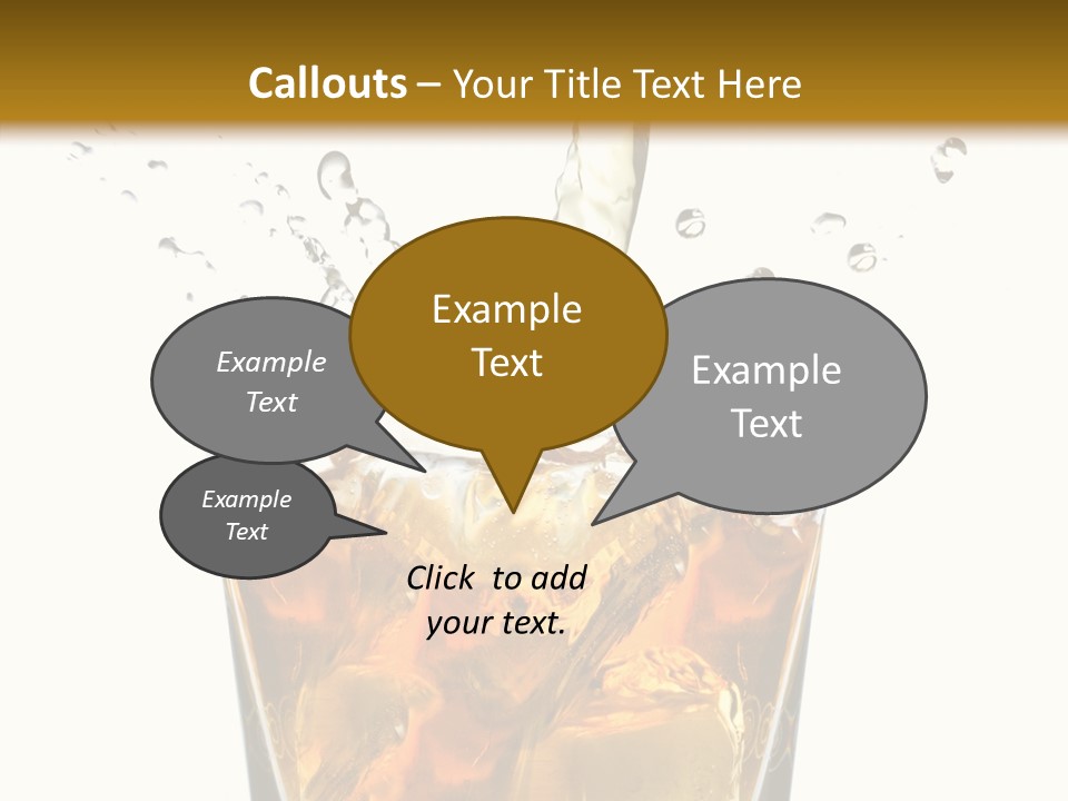 Elegant Scotch Shape PowerPoint Template