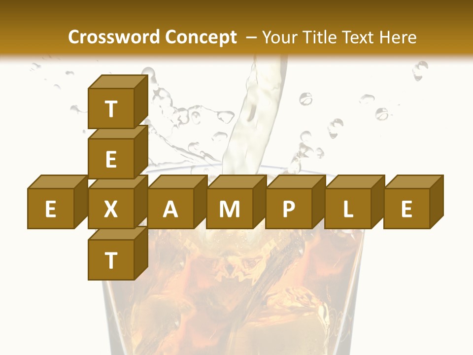 Elegant Scotch Shape PowerPoint Template