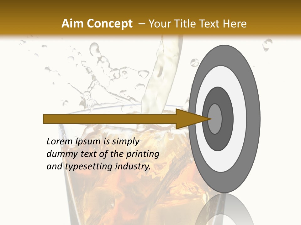 Elegant Scotch Shape PowerPoint Template