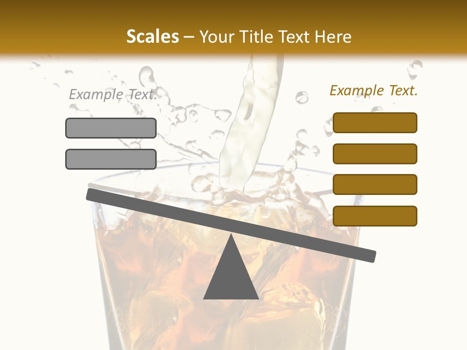 Elegant Scotch Shape PowerPoint Template