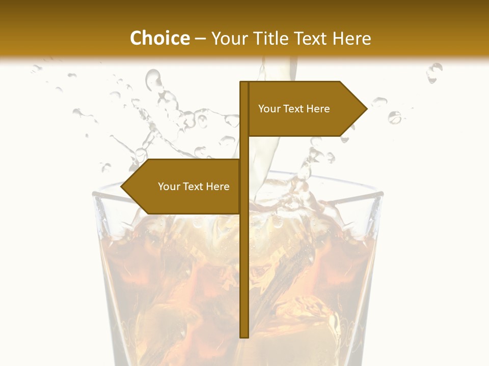 Elegant Scotch Shape PowerPoint Template