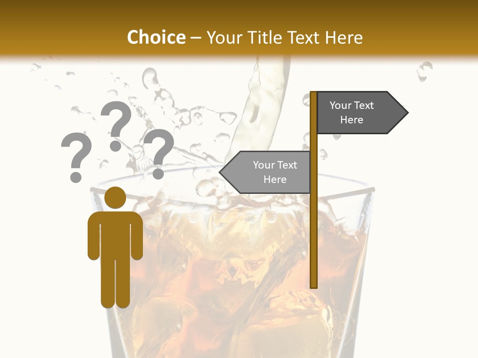 Elegant Scotch Shape PowerPoint Template