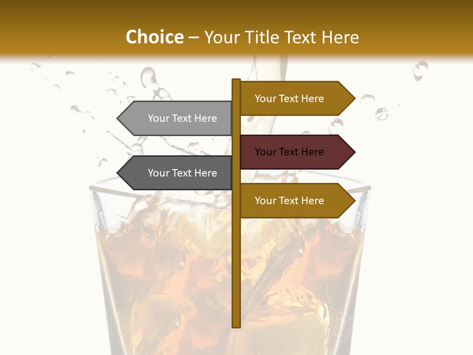 Elegant Scotch Shape PowerPoint Template