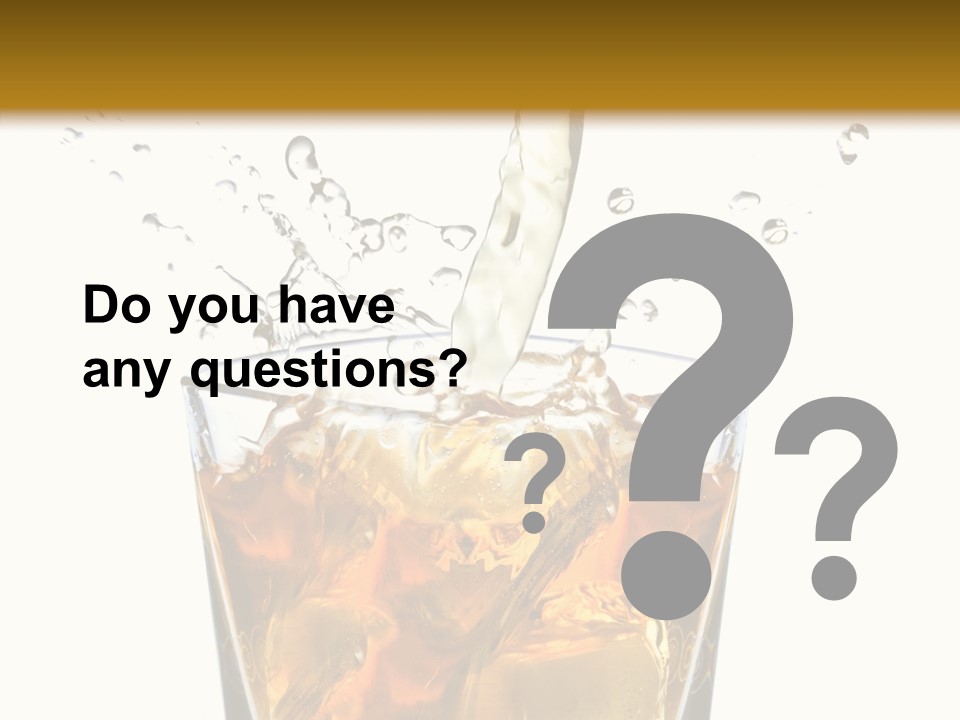 Elegant Scotch Shape PowerPoint Template