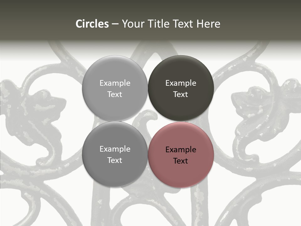 Decorated Decorative Shaped PowerPoint Template