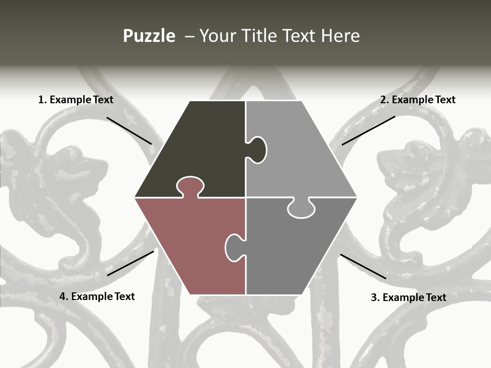 Decorated Decorative Shaped PowerPoint Template