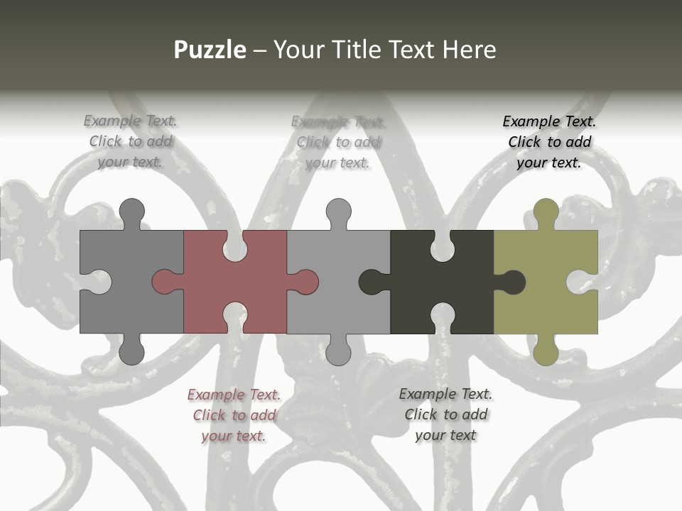 Decorated Decorative Shaped PowerPoint Template