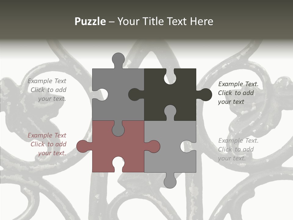 Decorated Decorative Shaped PowerPoint Template