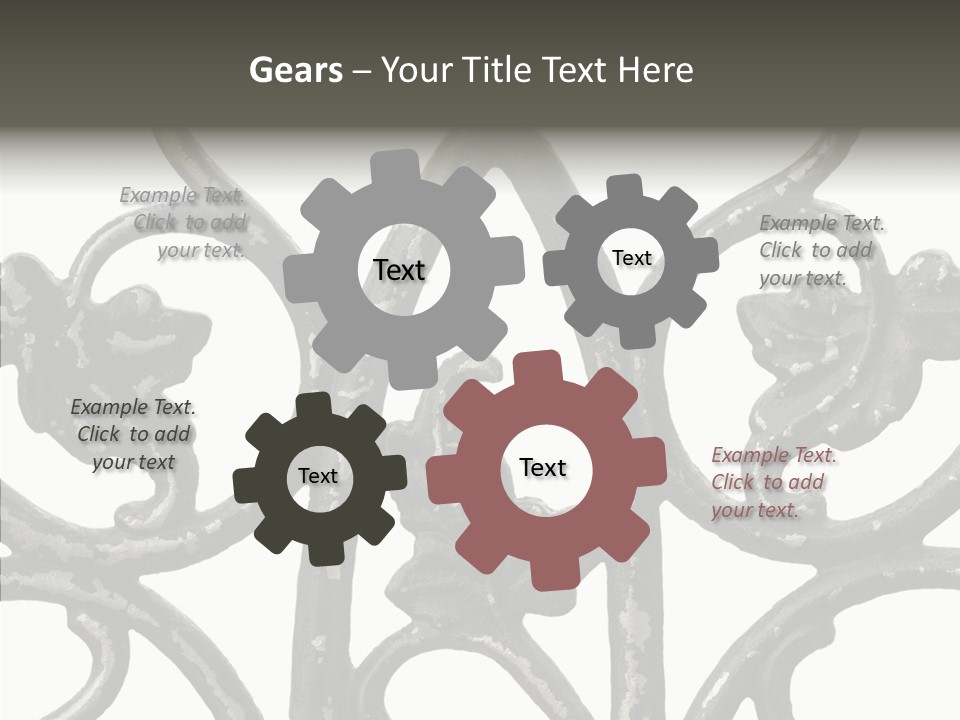 Decorated Decorative Shaped PowerPoint Template