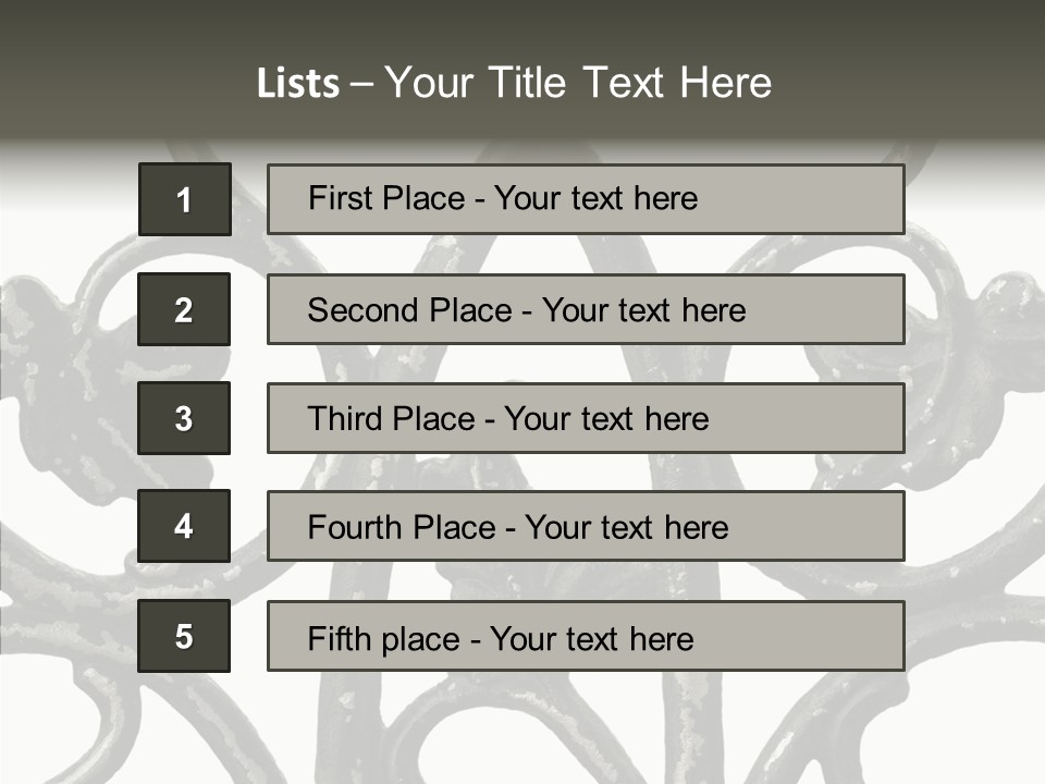 Decorated Decorative Shaped PowerPoint Template