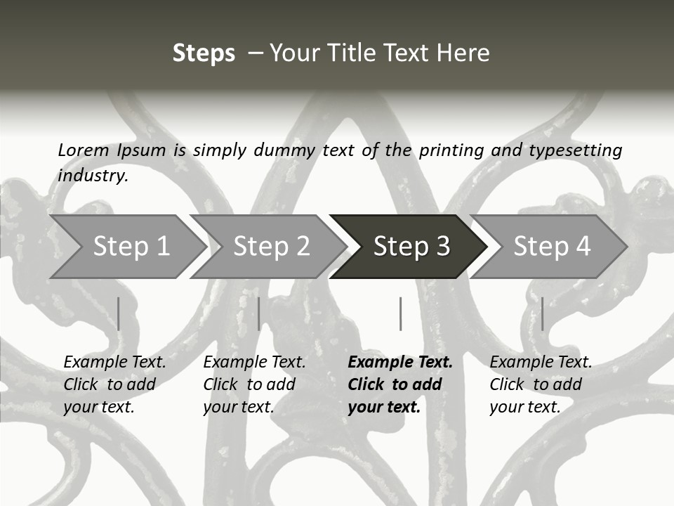 Decorated Decorative Shaped PowerPoint Template