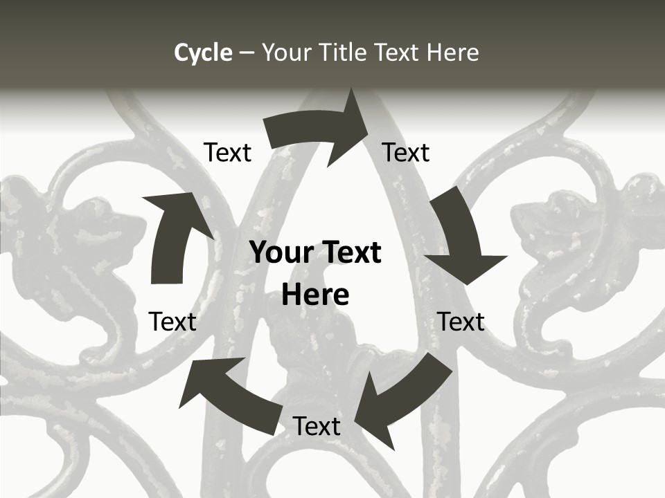 Decorated Decorative Shaped PowerPoint Template