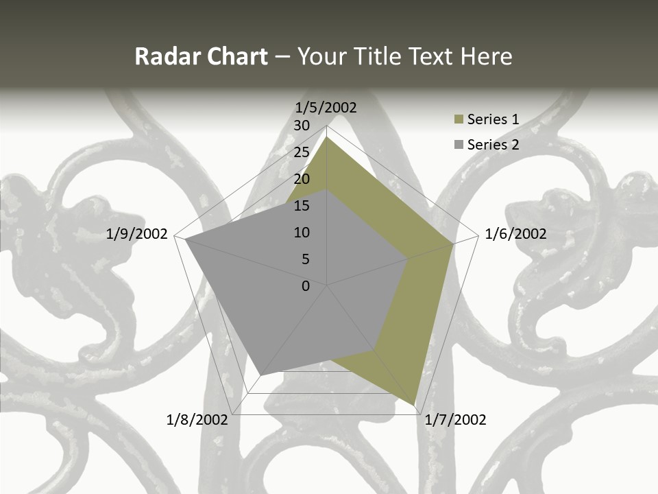Decorated Decorative Shaped PowerPoint Template