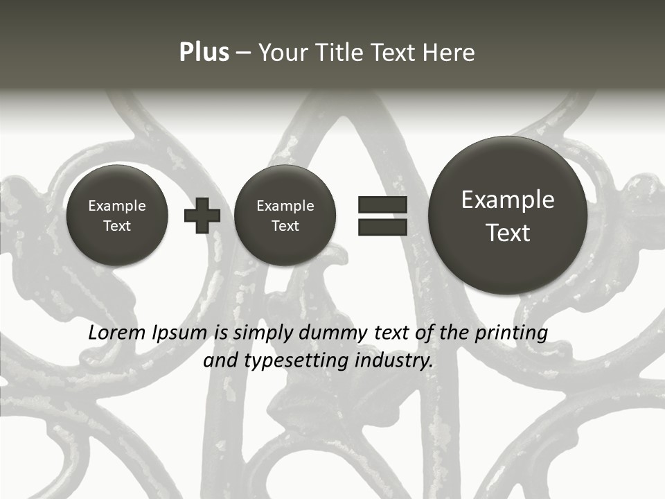 Decorated Decorative Shaped PowerPoint Template