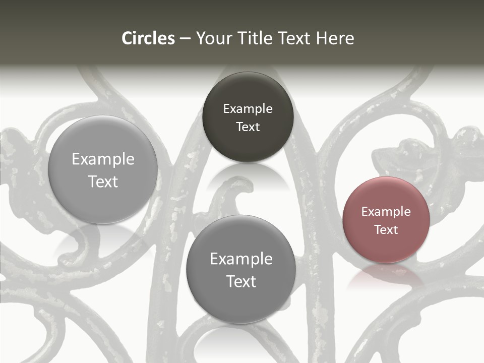 Decorated Decorative Shaped PowerPoint Template