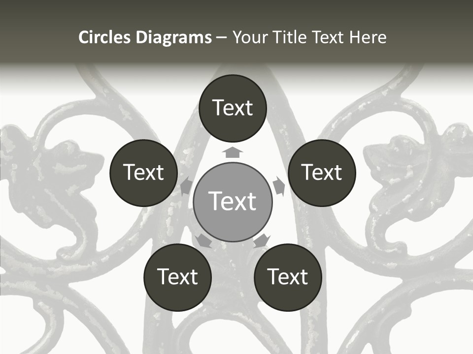 Decorated Decorative Shaped PowerPoint Template