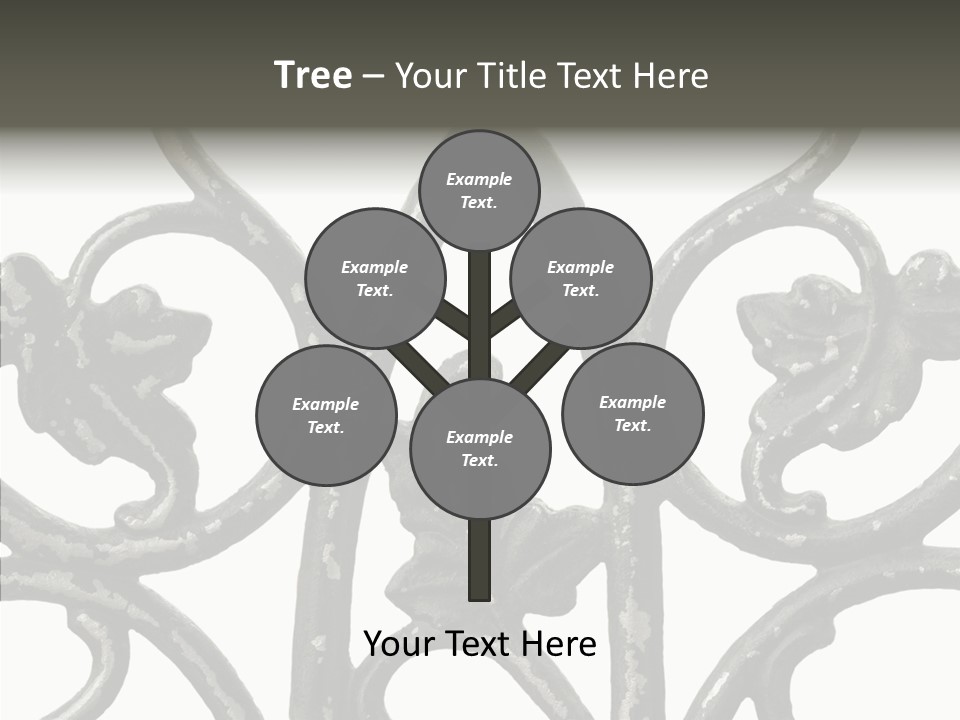 Decorated Decorative Shaped PowerPoint Template