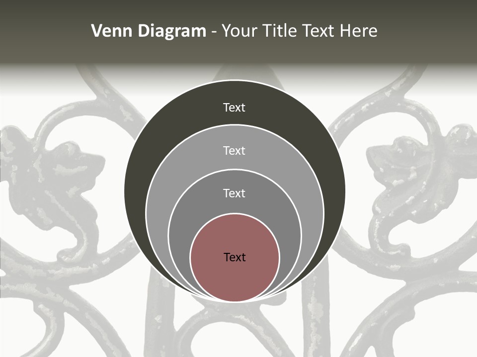 Decorated Decorative Shaped PowerPoint Template