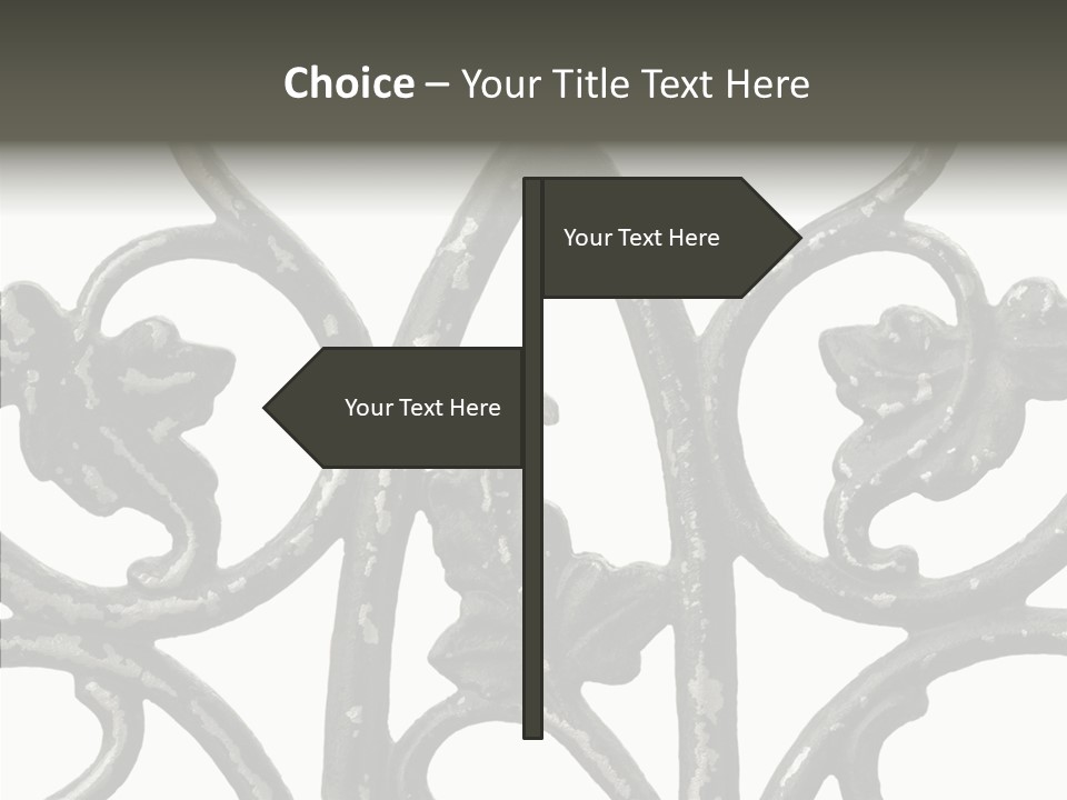 Decorated Decorative Shaped PowerPoint Template