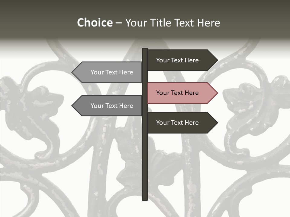 Decorated Decorative Shaped PowerPoint Template